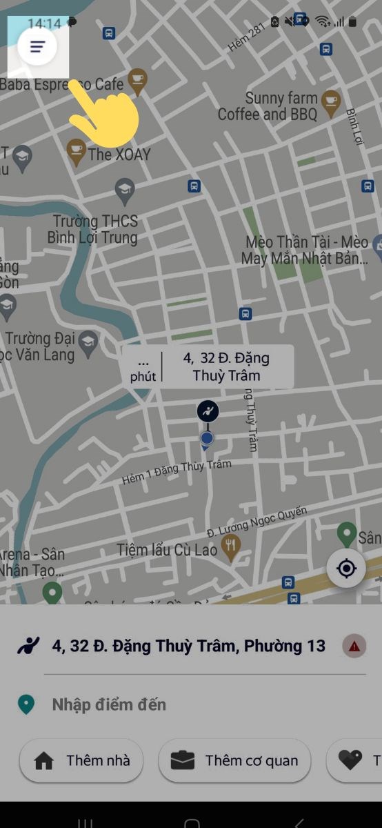 Đặt xe Taxi Xanh Nam Định trên app