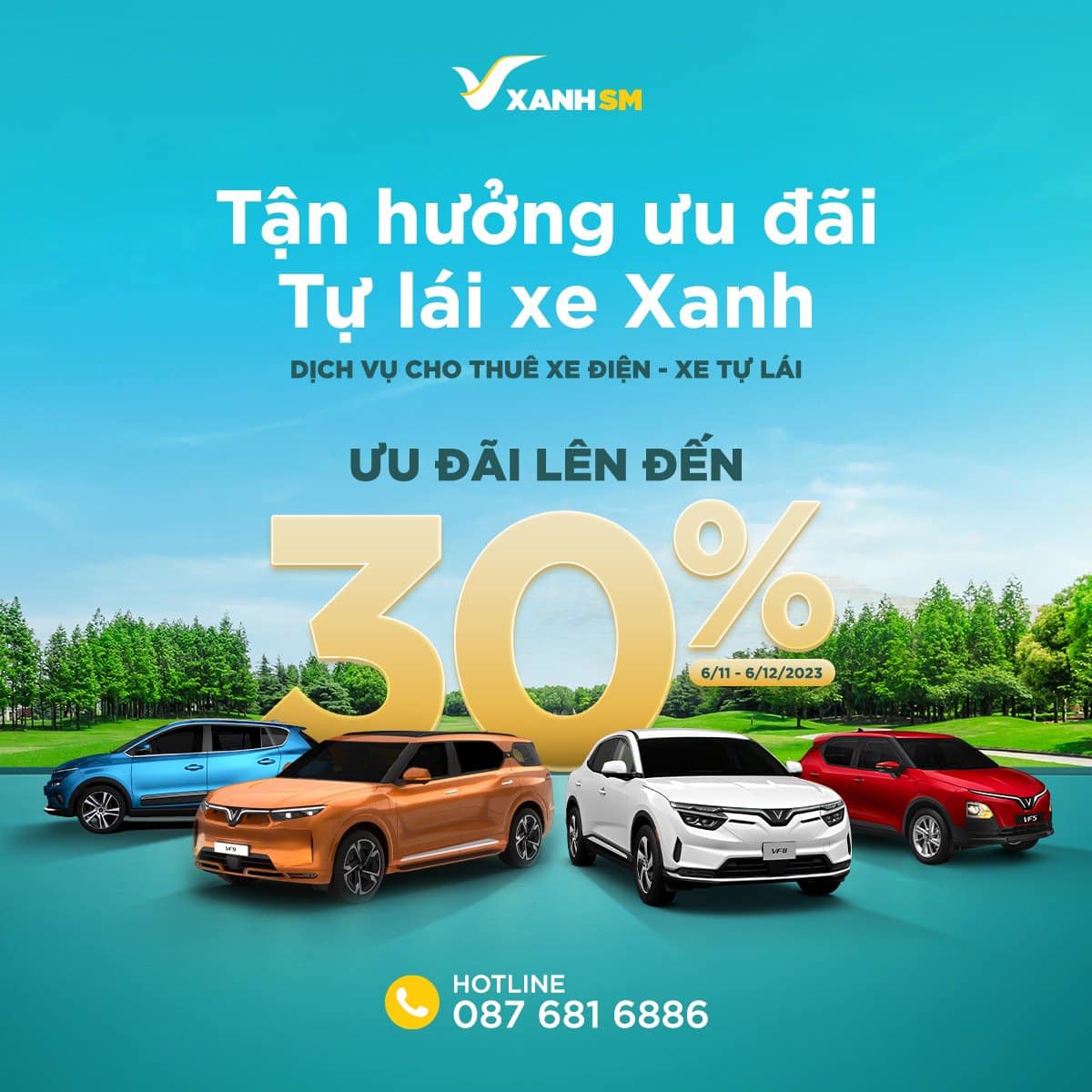 Xanh Rental cho thuê xe tự lái