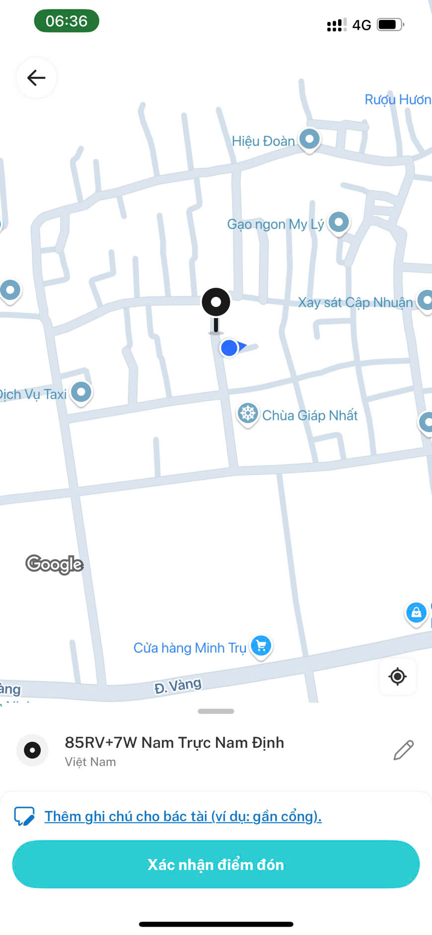Hướng dẫn đặt xe Taxi Xanh trên app